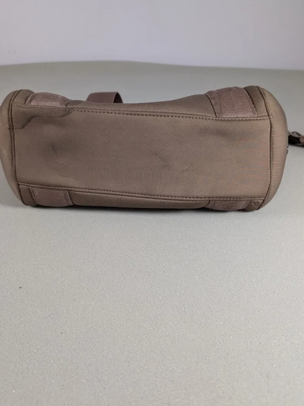 Dagne Dover Landon Neoprene Carryall Bag color Dune